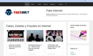 Fakeinet.com Estafas Y Tiendas Falsas De Internet