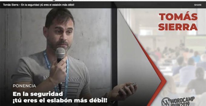 Tomas Sierra En La Seguridad Tu Eres El Eslabon Mas Debi