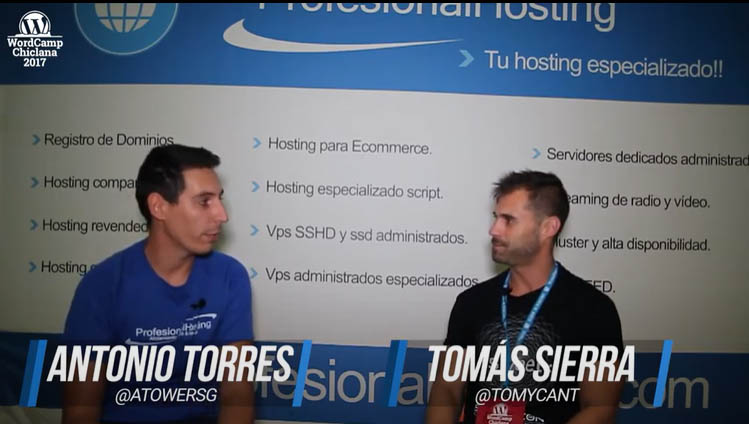 Entrevista Tomas Sierra En WordCamp Chiclana 2017